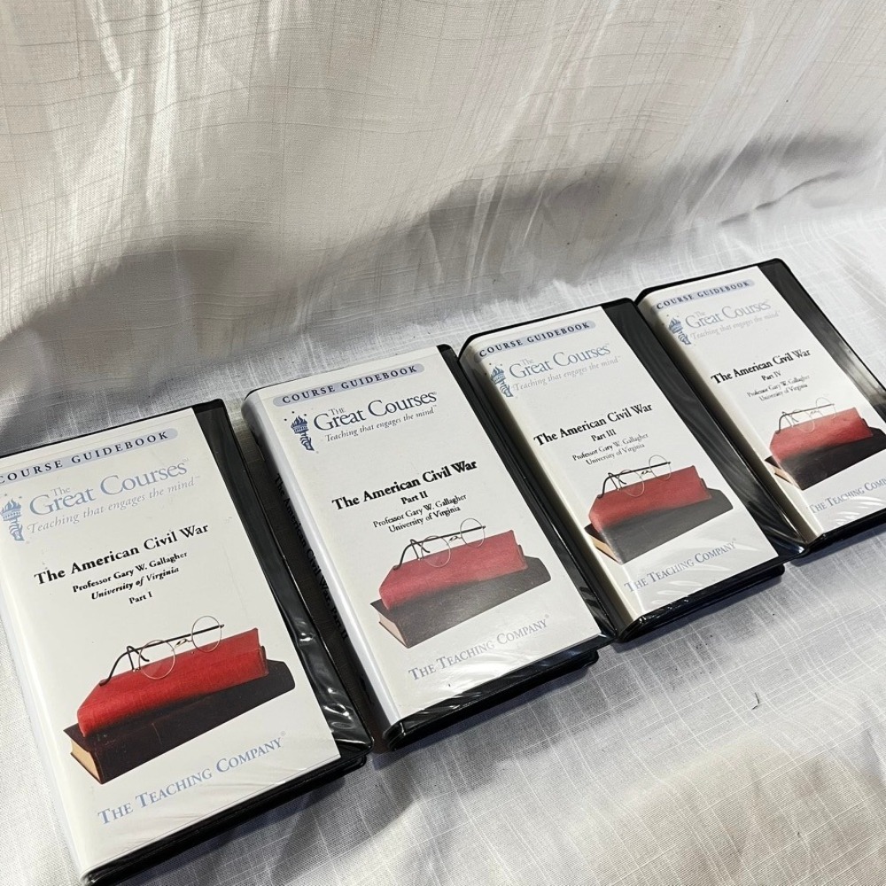 The Great Courses American Civil War Cassette Set Parts 1-4 Gary Gallagher
